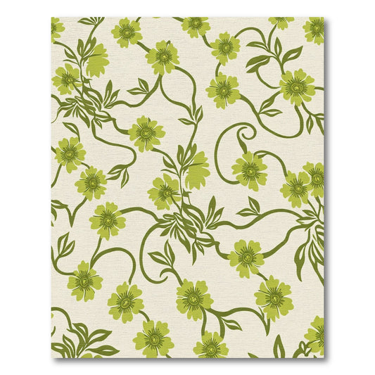 Verdant Vine Floral Trail Rug
