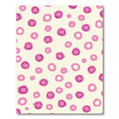 Pink And Magenta Spotted Circles Rug
