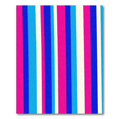 Vibrant Multicolor Vertical Stripe Rug