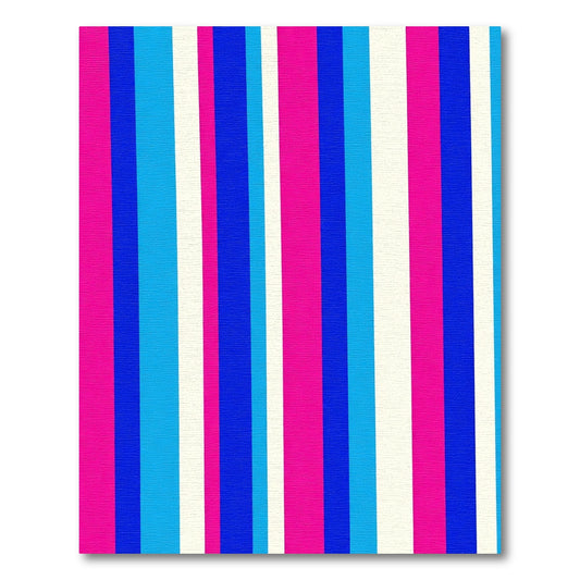 Vibrant Multicolor Vertical Stripe Rug