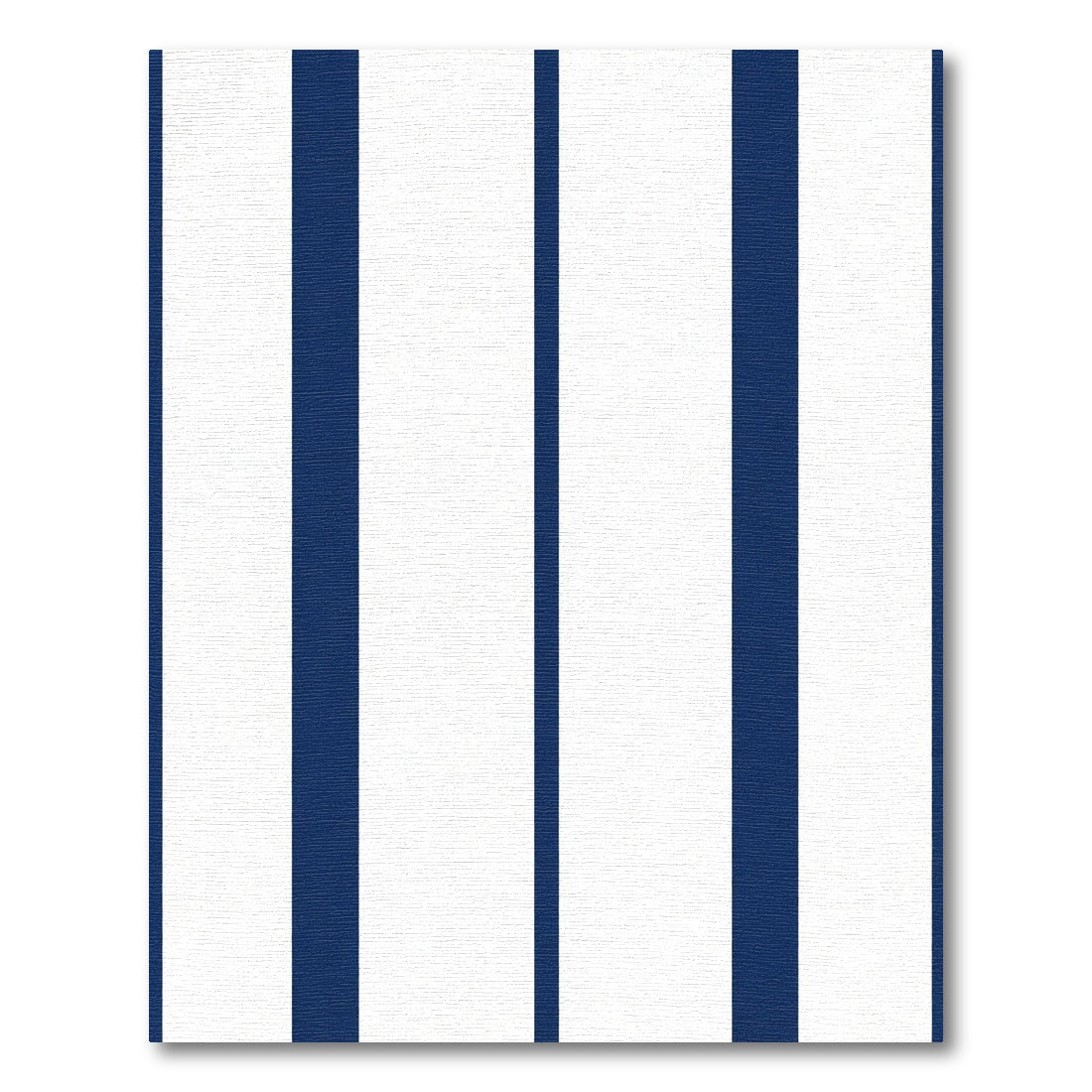 Bold Navy White Vertical Stripe Rug
