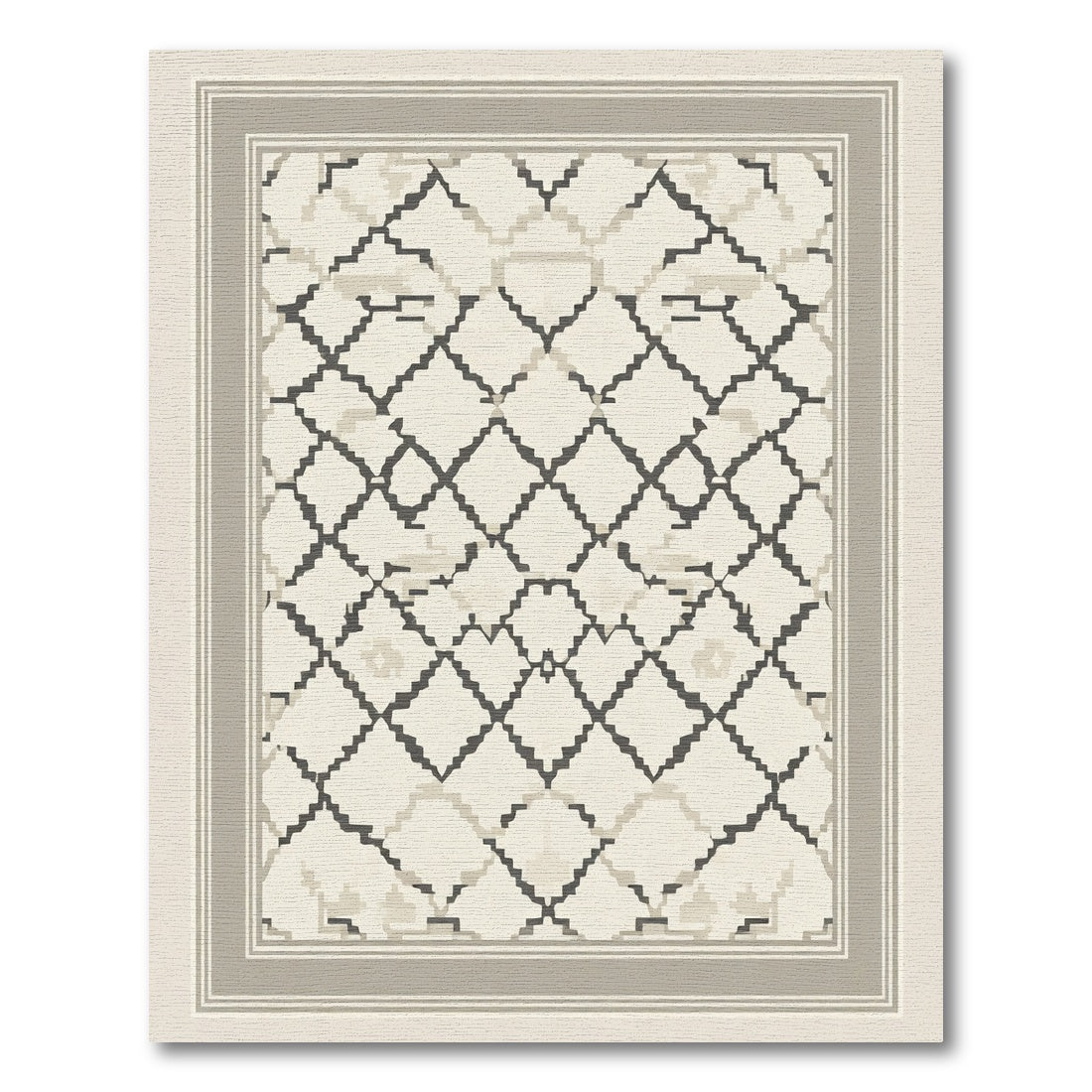 Neutral Geometric Diamond Lattice Rug