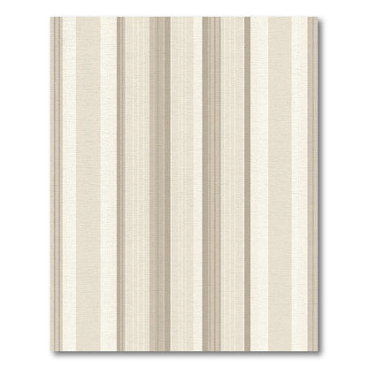 Neutral Beige Vertical Stripe Texture Rug