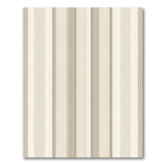 Neutral Beige Vertical Stripe Texture Rug