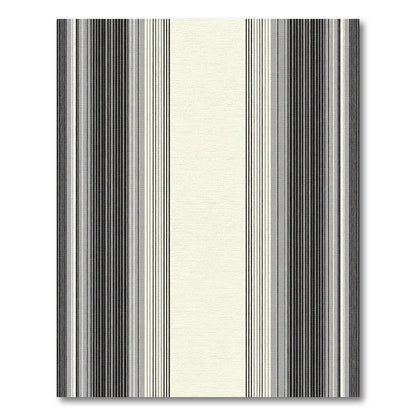 Monochrome Vertical Stripe Rug