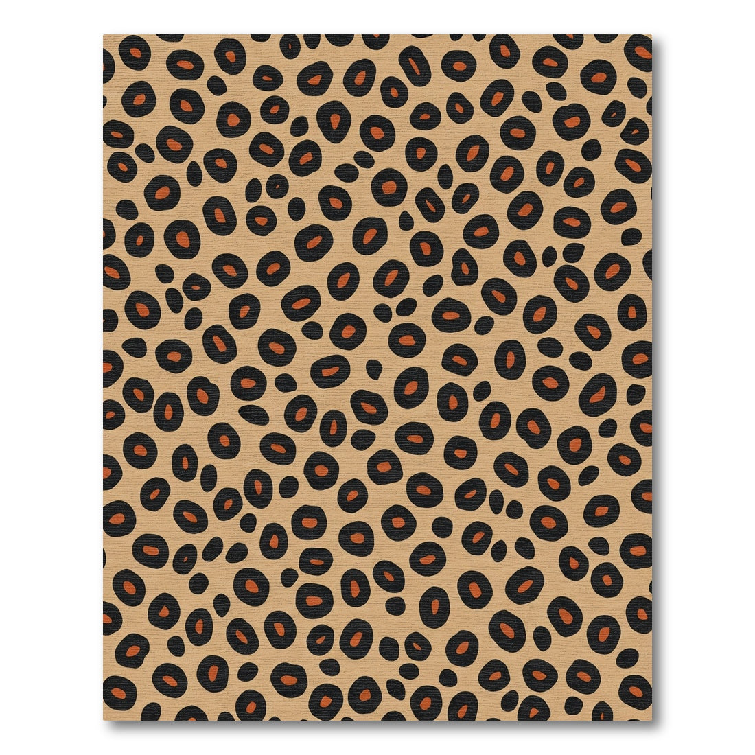 Modern Leopard Spot Rug