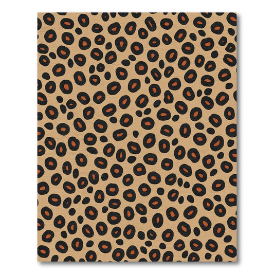 Modern Leopard Spot Rug