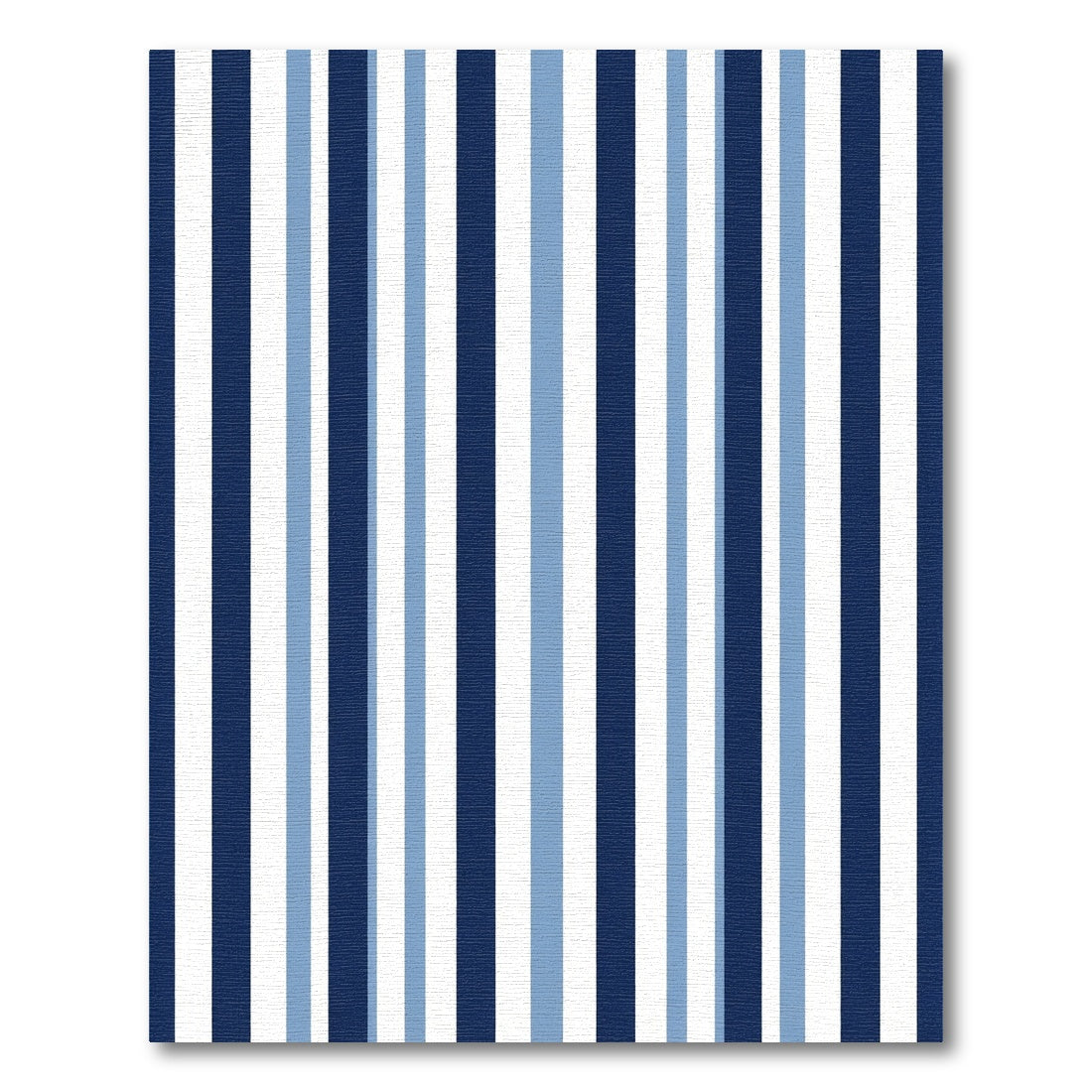 Navy Blue Light Blue Stripe Rug