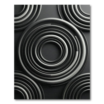 Monochromatic Concentric Circles Rug