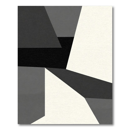 Modern Abstract Geometric Forms Rug