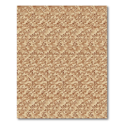 Desert Earth Camouflage Abstract Texture Rug