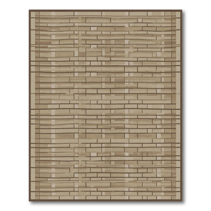 Rustic Tan Brick Texture Rug
