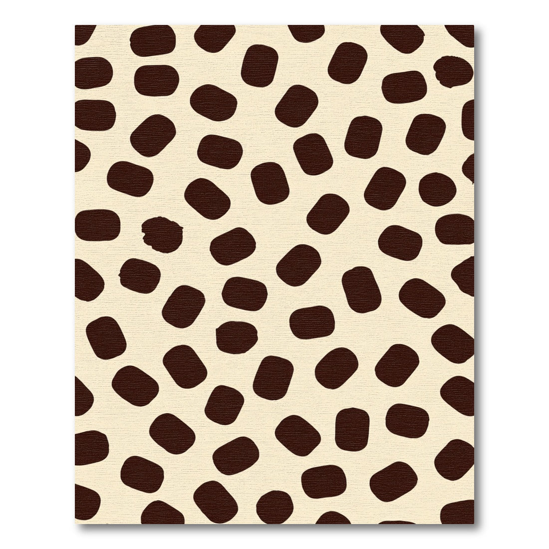 Dark Spotty Creamy Background Rug