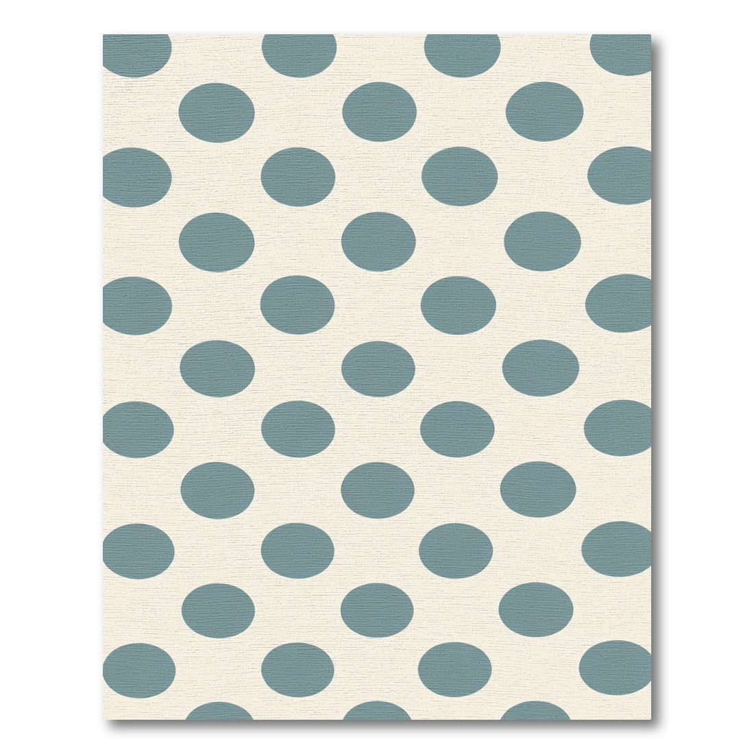 Aqua Polka Dot Classic Repeat Rug
