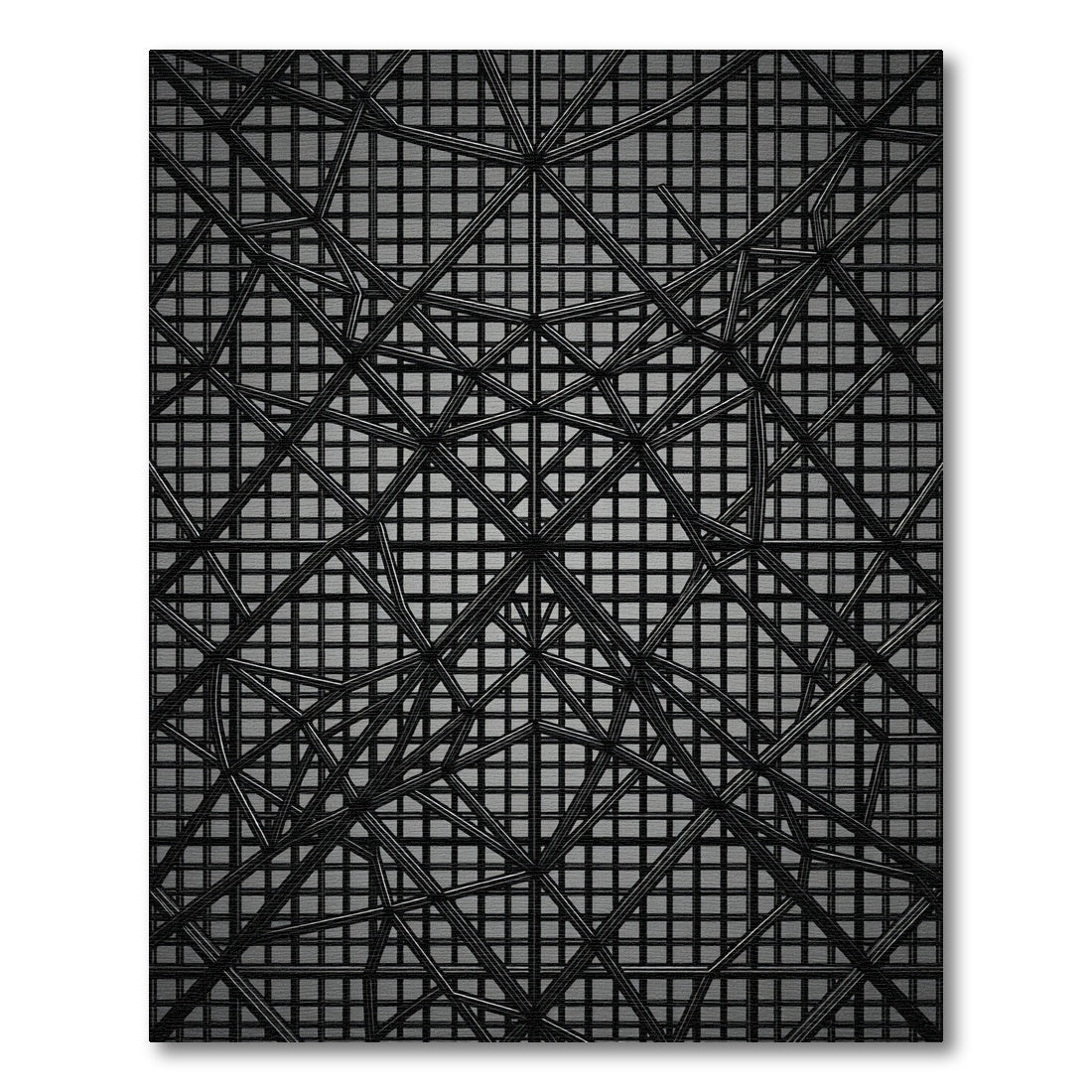 Dark Geometric Lattice Abstract Rug