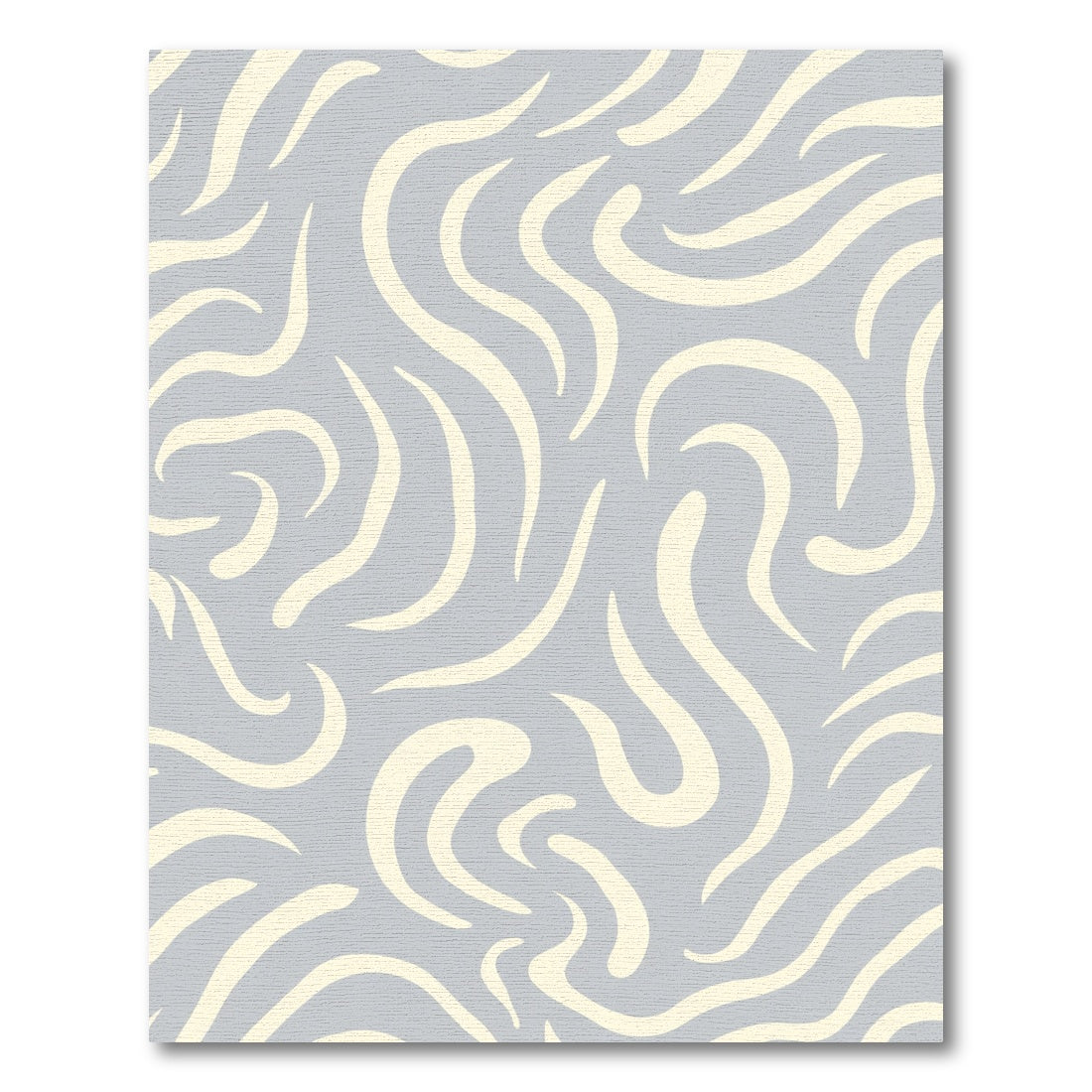 Creamy Swirls Light Gray Abstract Rug
