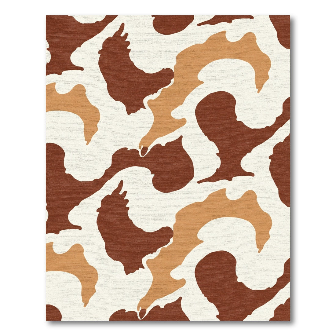Earthy Tones Abstract Organic Rug