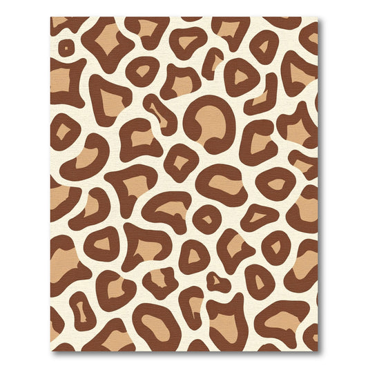 Classic Brown Leopard Spots Rug