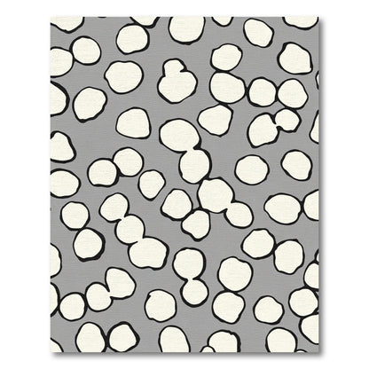 Organic Cream Blob Cluster Rug