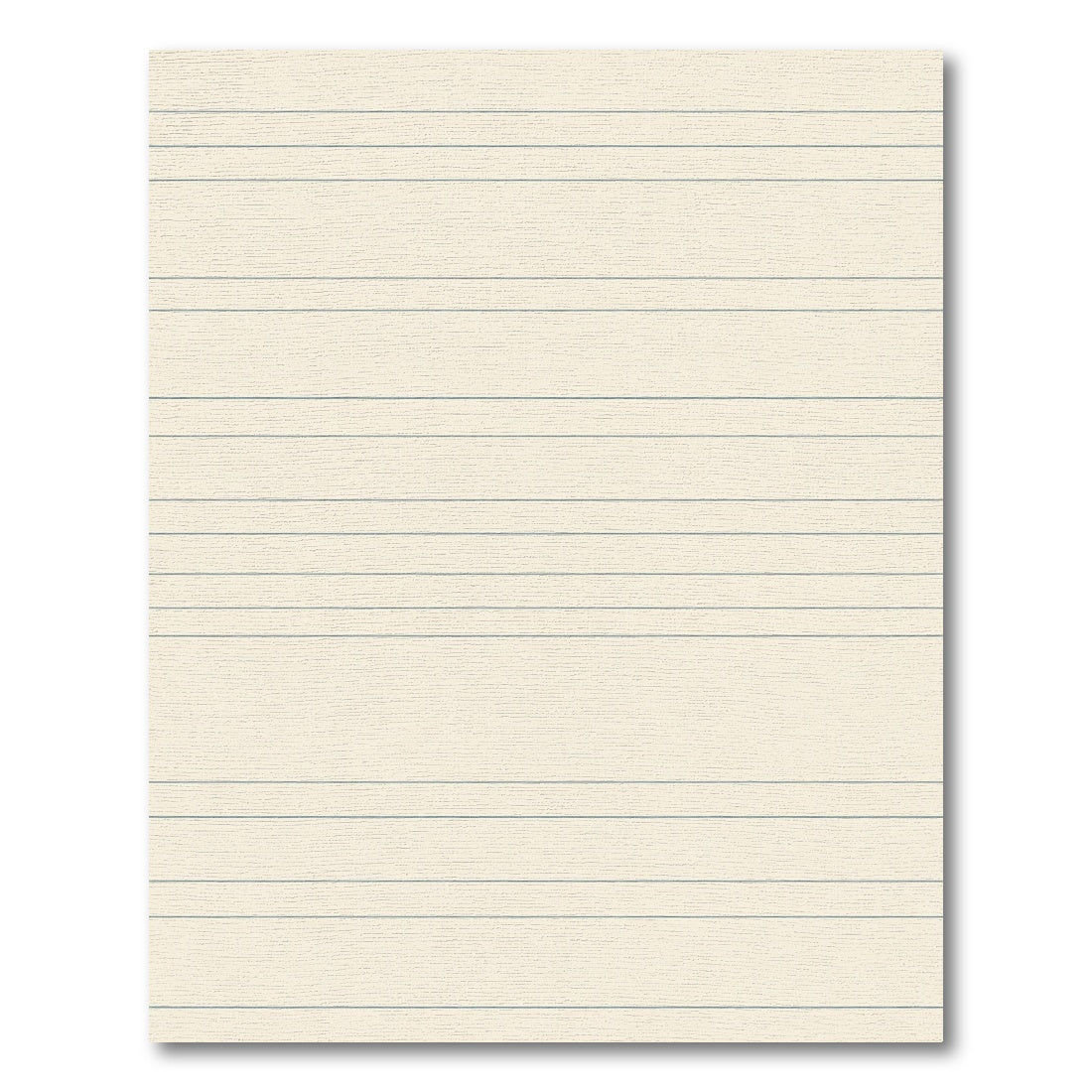 Minimalist Cream Horizontal Line Rug