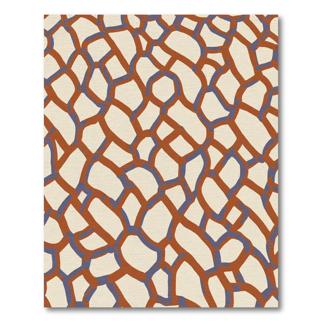 Amber Indigo Organic Net Rug