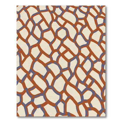 Amber Indigo Organic Net Rug