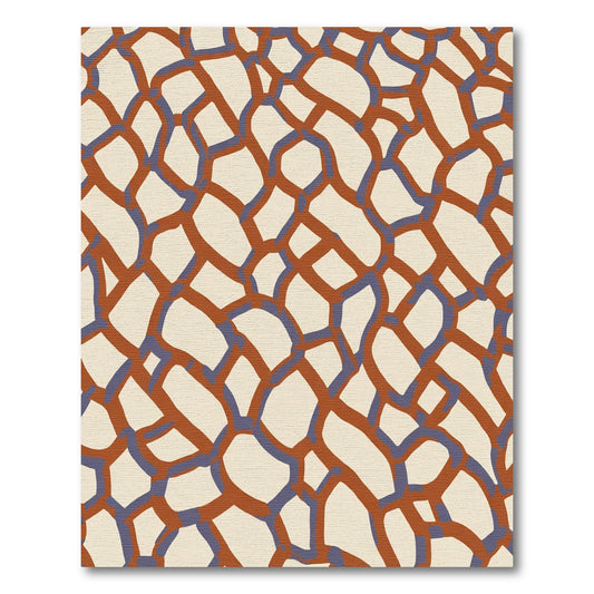Amber Indigo Organic Net Rug