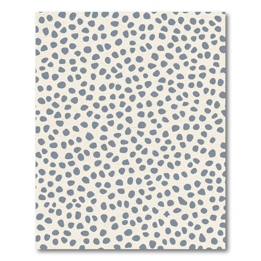 Soft Gray Speckle Scatter Rug