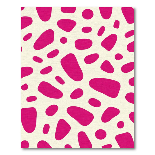 Hot Pink Organic Dot Collection Rug
