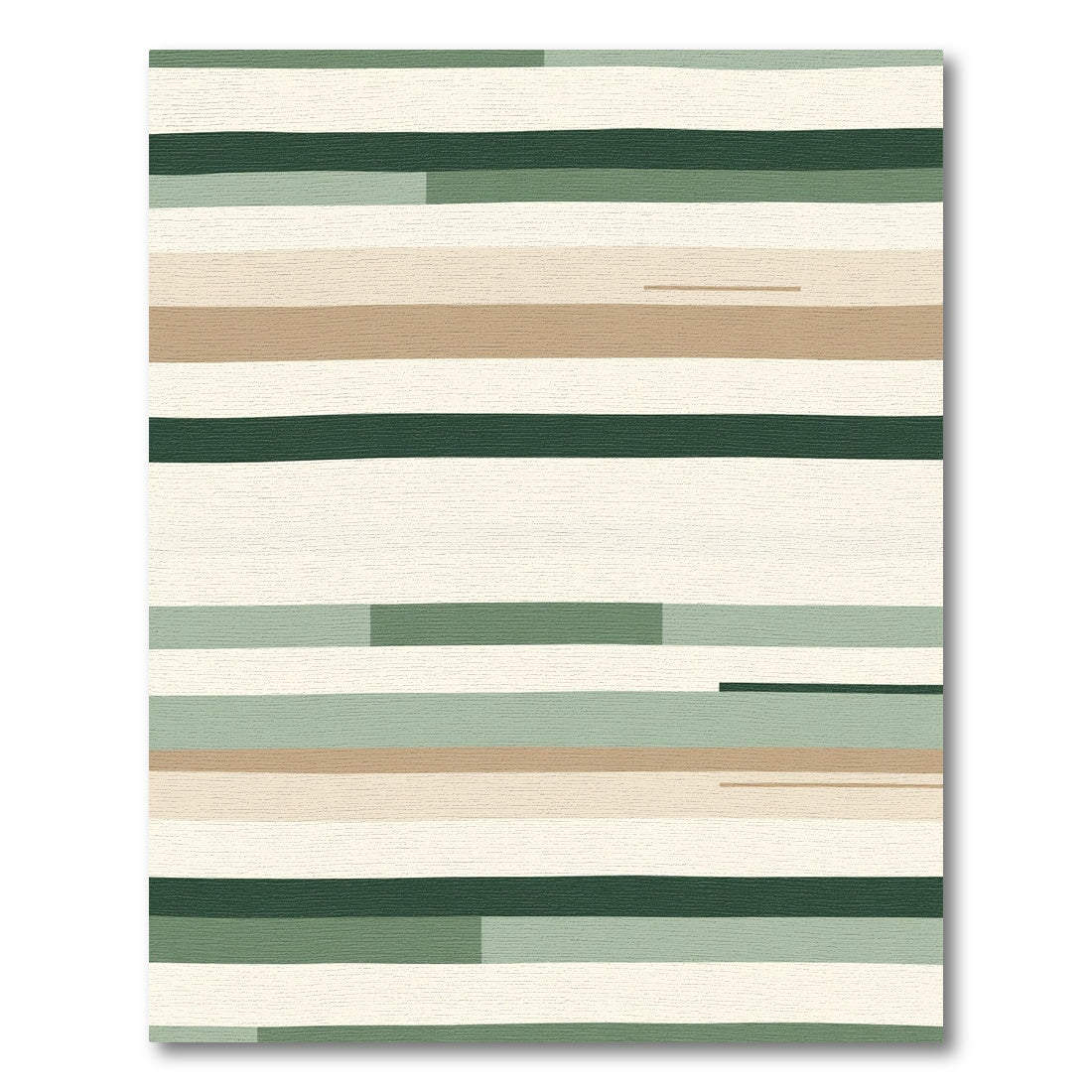 Earthy Tones Striped Harmony Rug