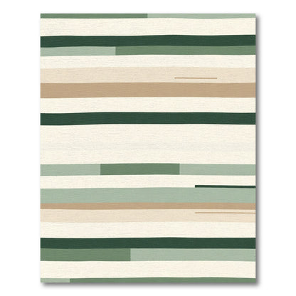 Earthy Tones Striped Harmony Rug