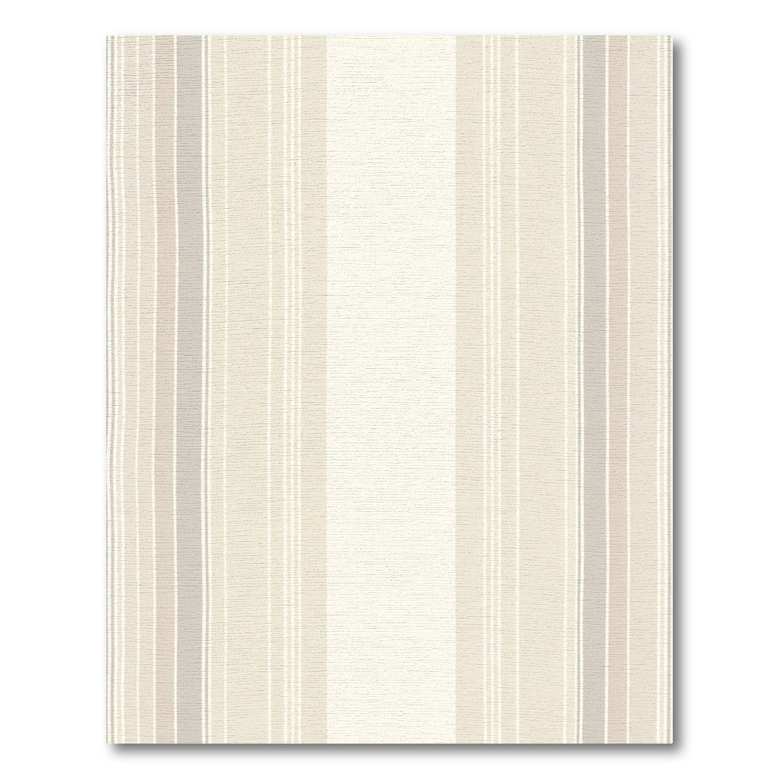Natural Earth Tone Vertical Stripe Rug
