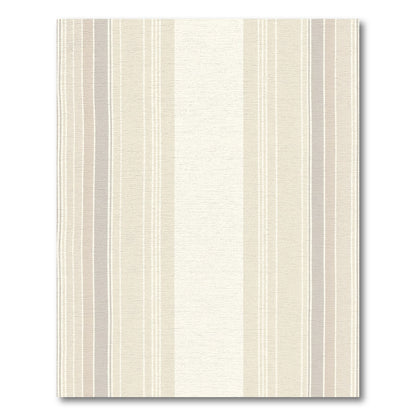 Natural Earth Tone Vertical Stripe Rug