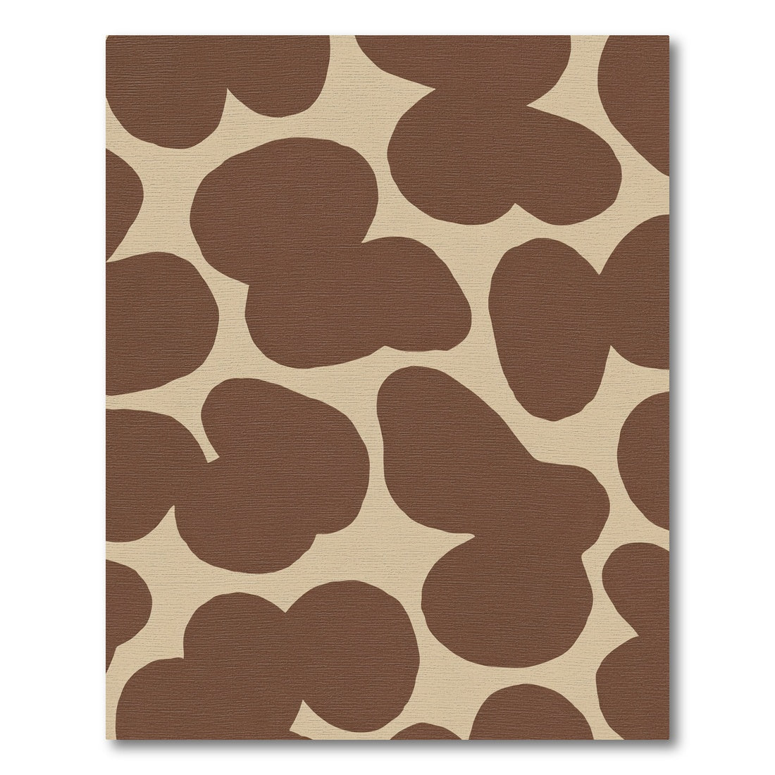 Brown and Beige Organic Spots Rug