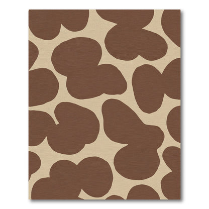 Brown and Beige Organic Spots Rug