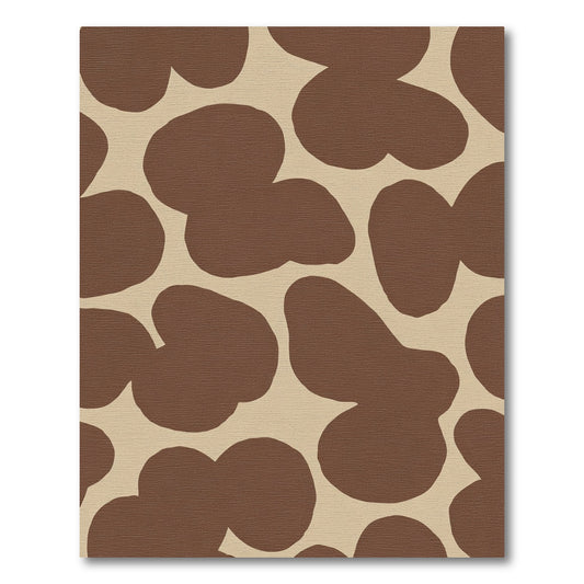 Brown and Beige Organic Spots Rug
