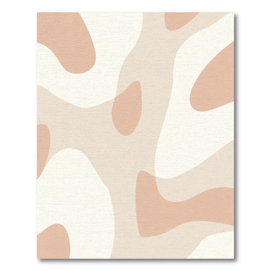 Warm Peach Organic Flow Rug