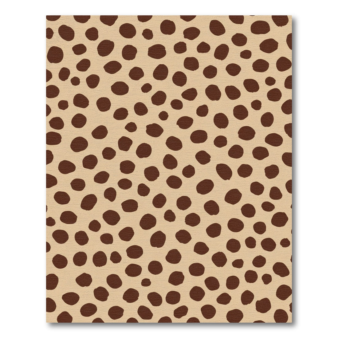 Brown Speckled Tan Spot Rug