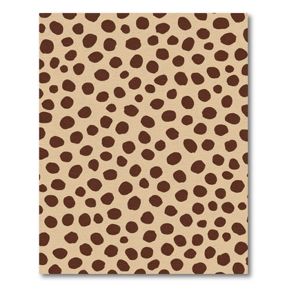 Brown Speckled Tan Spot Rug