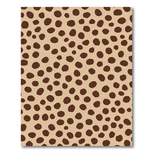 Brown Speckled Tan Spot Rug