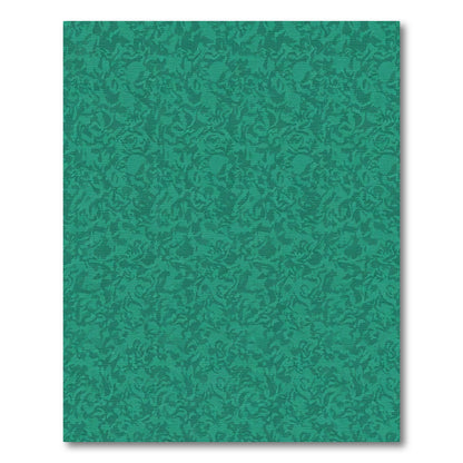 Deep Teal Abstract Swirl Rug
