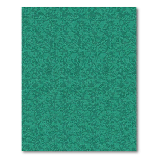 Deep Teal Abstract Swirl Rug