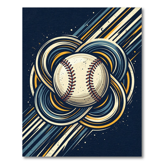 Navy Teal Braided Baseball Knot Rug