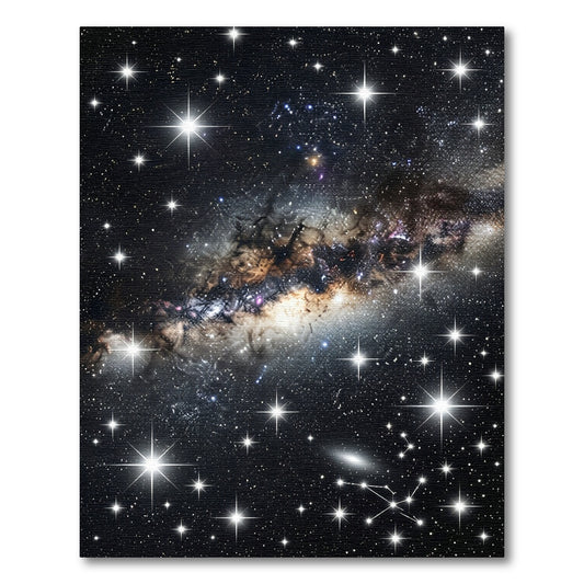 Cosmic Interstellar Glowing Nebula Sky Rug