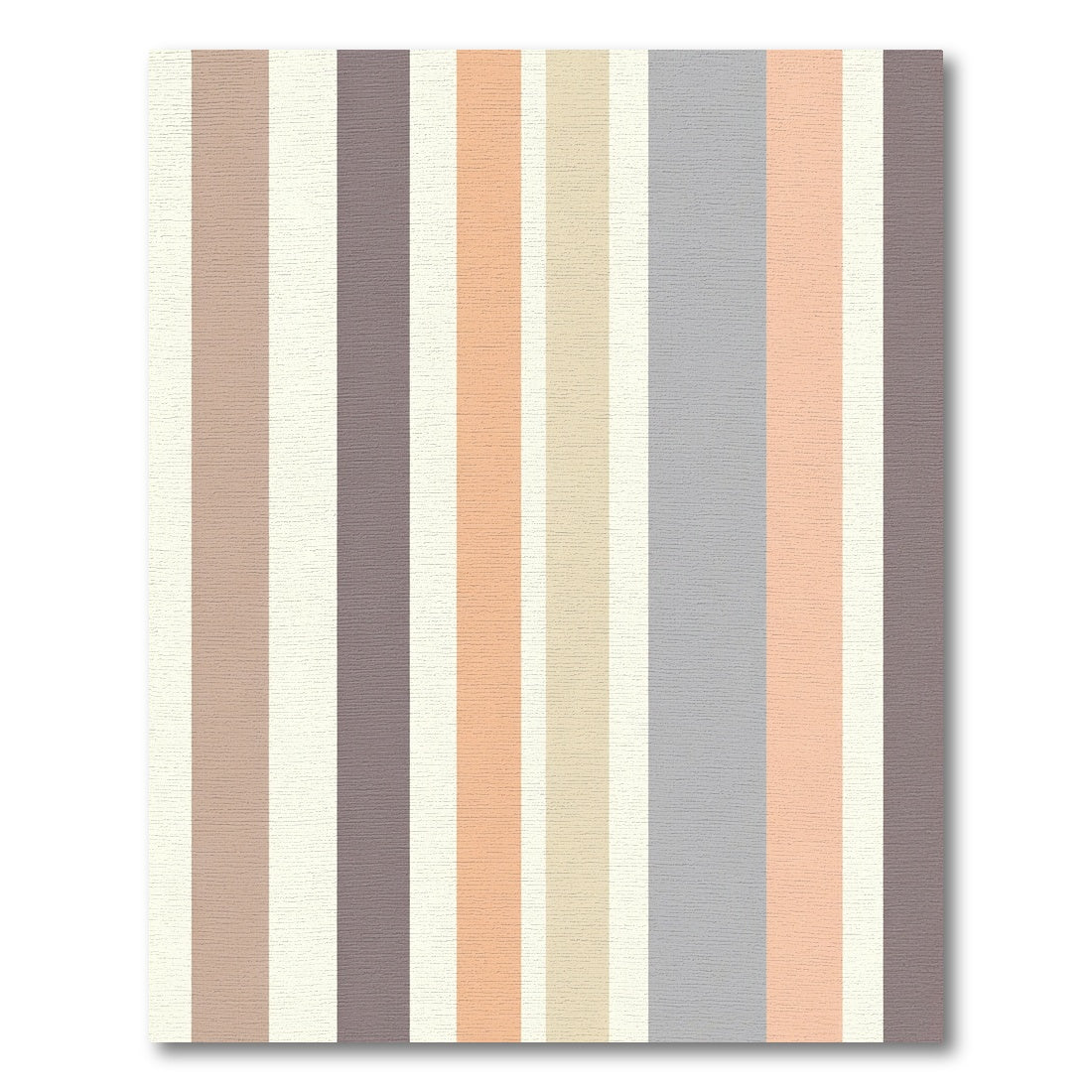 Pastel Color Block Striped Rug