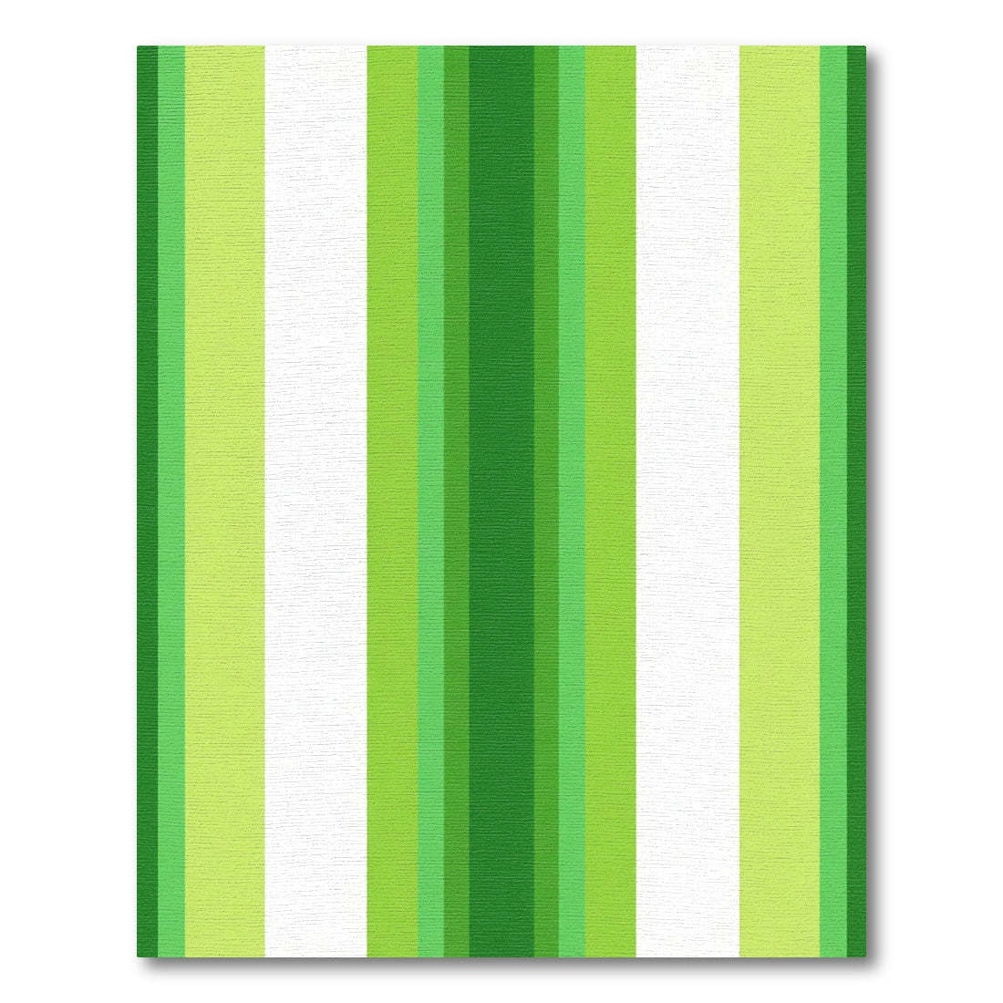 Varied Green Stripes Rug