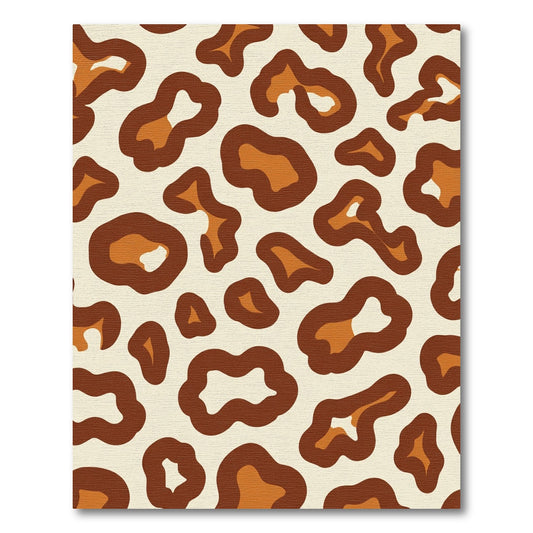 Earthy Brown Abstract Spots Rug