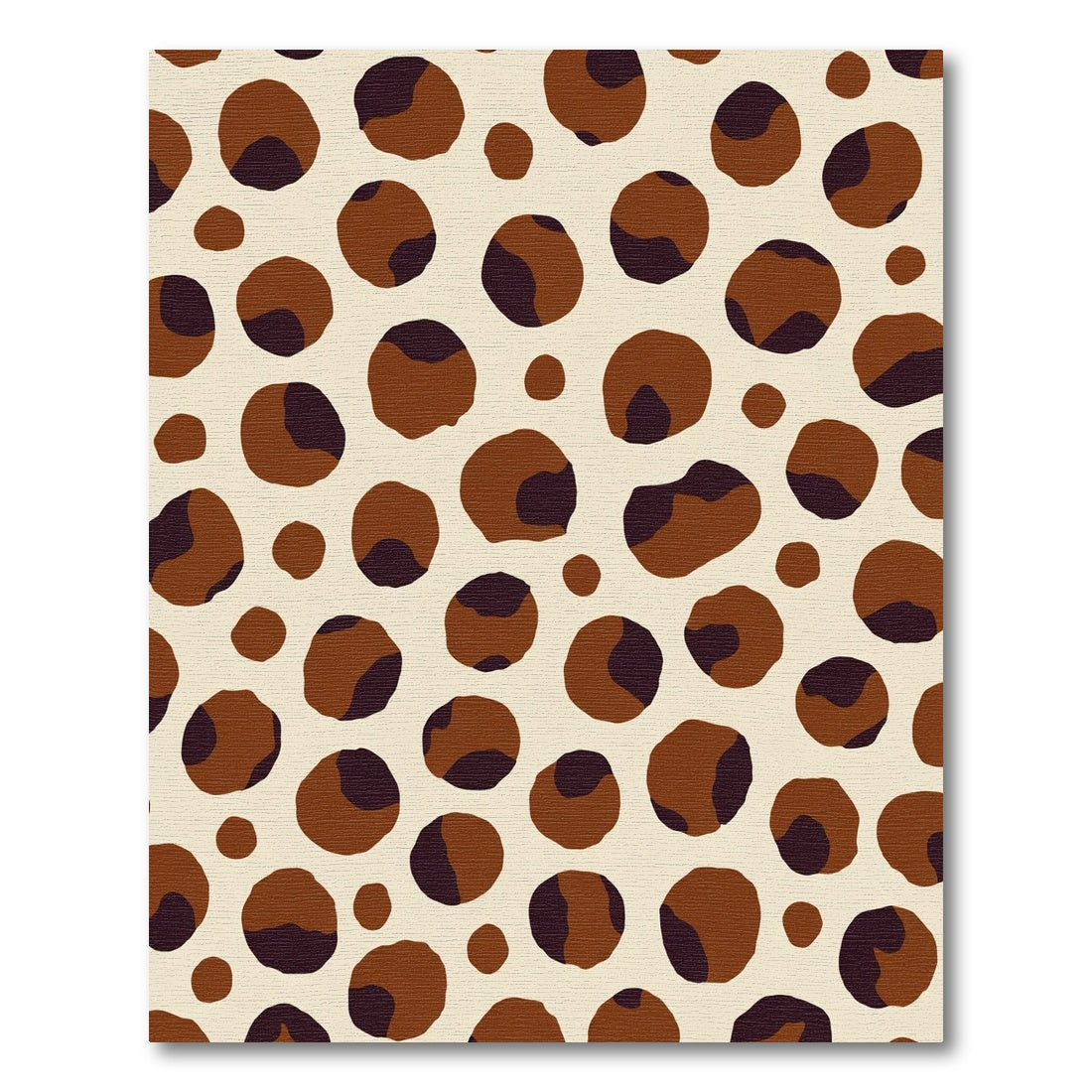 Brown Beige Spotty Spots Rug