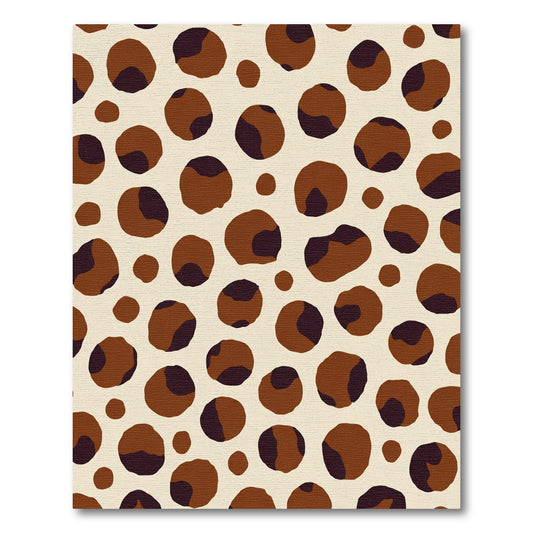 Brown Beige Spotty Spots Rug