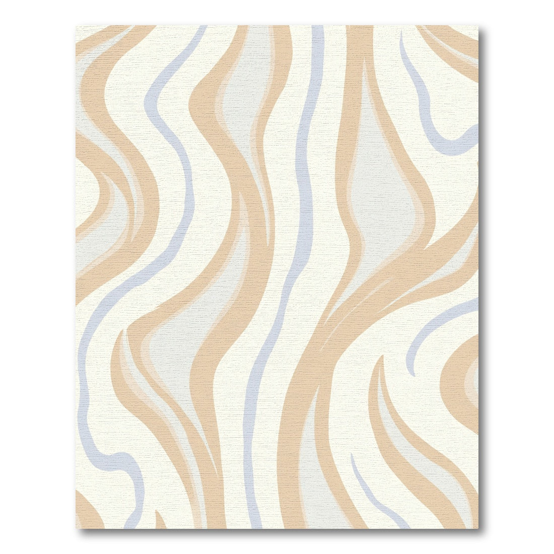 Earthy Cream Subtle Swirl Rug